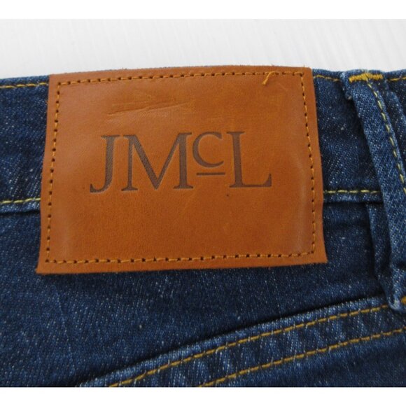 J Mclaughlin Jeans 34 Straight Denim Stretch Pants Button Fly 34X32 * - Picture 8 of 11